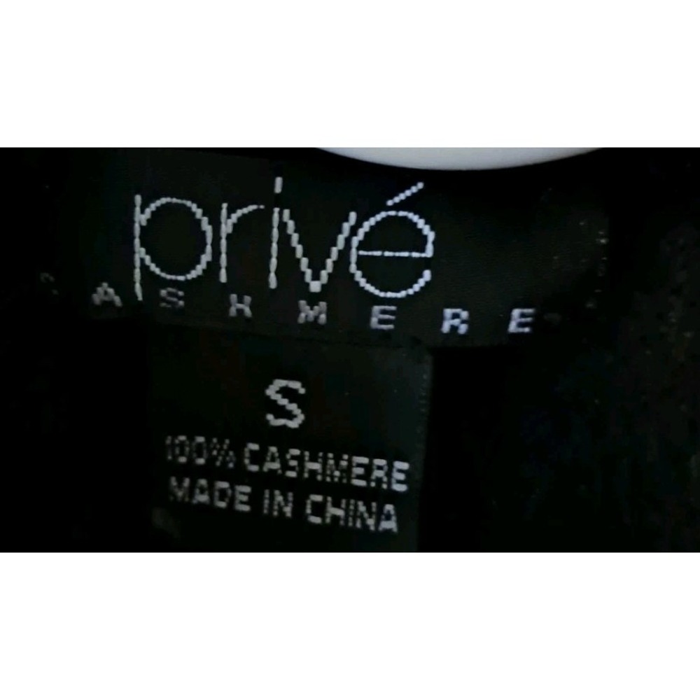 Jorive Cashmere Womens Mock Turtleneck Pullover Black Sweater With Cuffed Sleeve - Picture 3 of 4